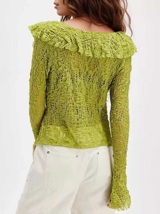 Lace Blouse Side View